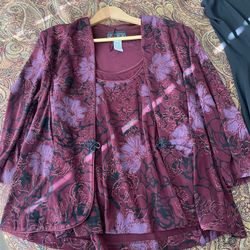 Beautiful Dress Shirt And Skirt 