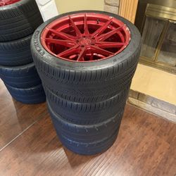 Rohana RFX2 20" Wheels and Tires 5x114