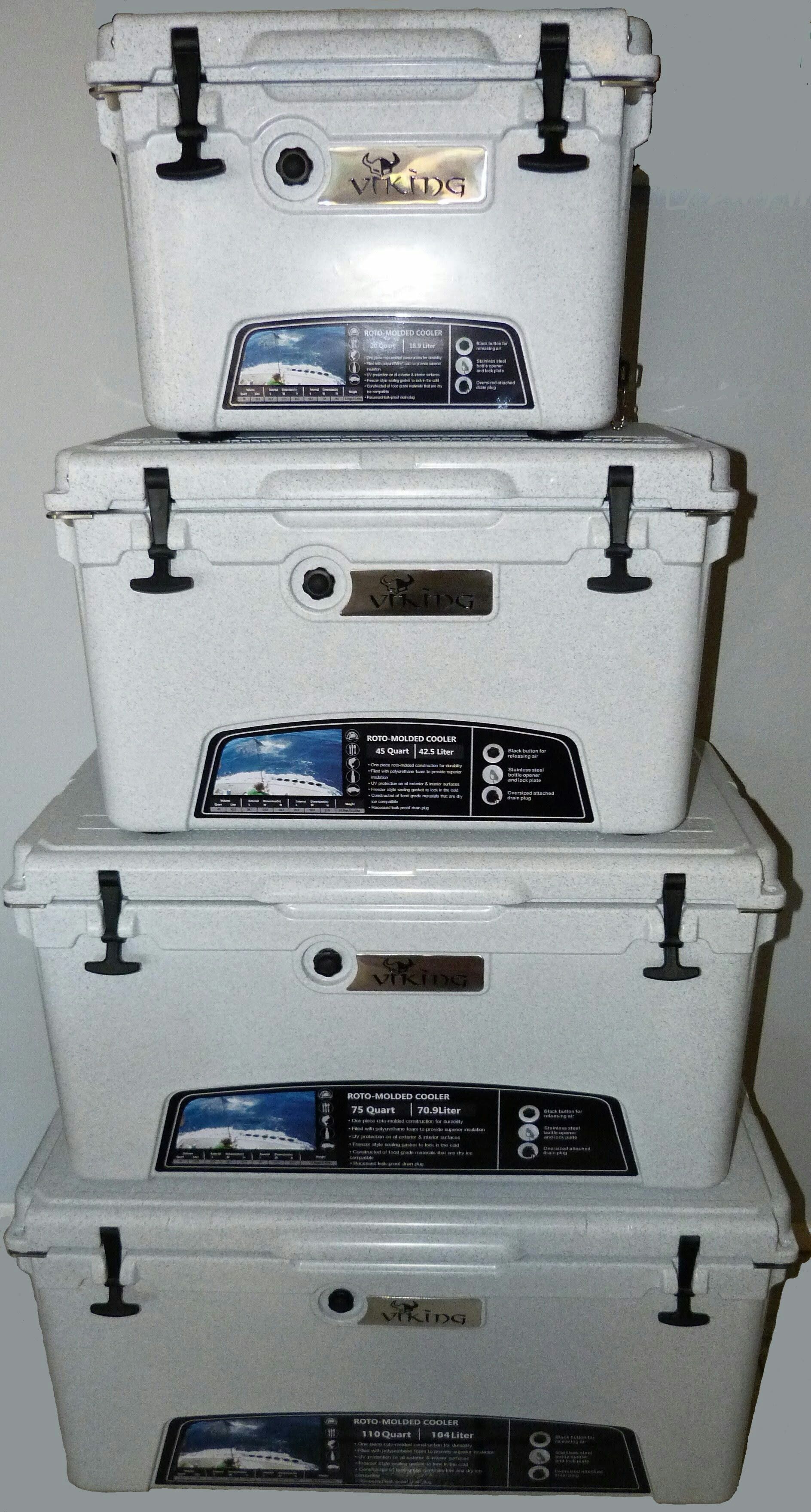 Viking Coolers. 4 sizes (Same Technology as Yeti)