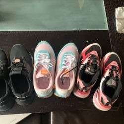 Girls Gym Shoes Puma Size 4 And 4.5 All For $50