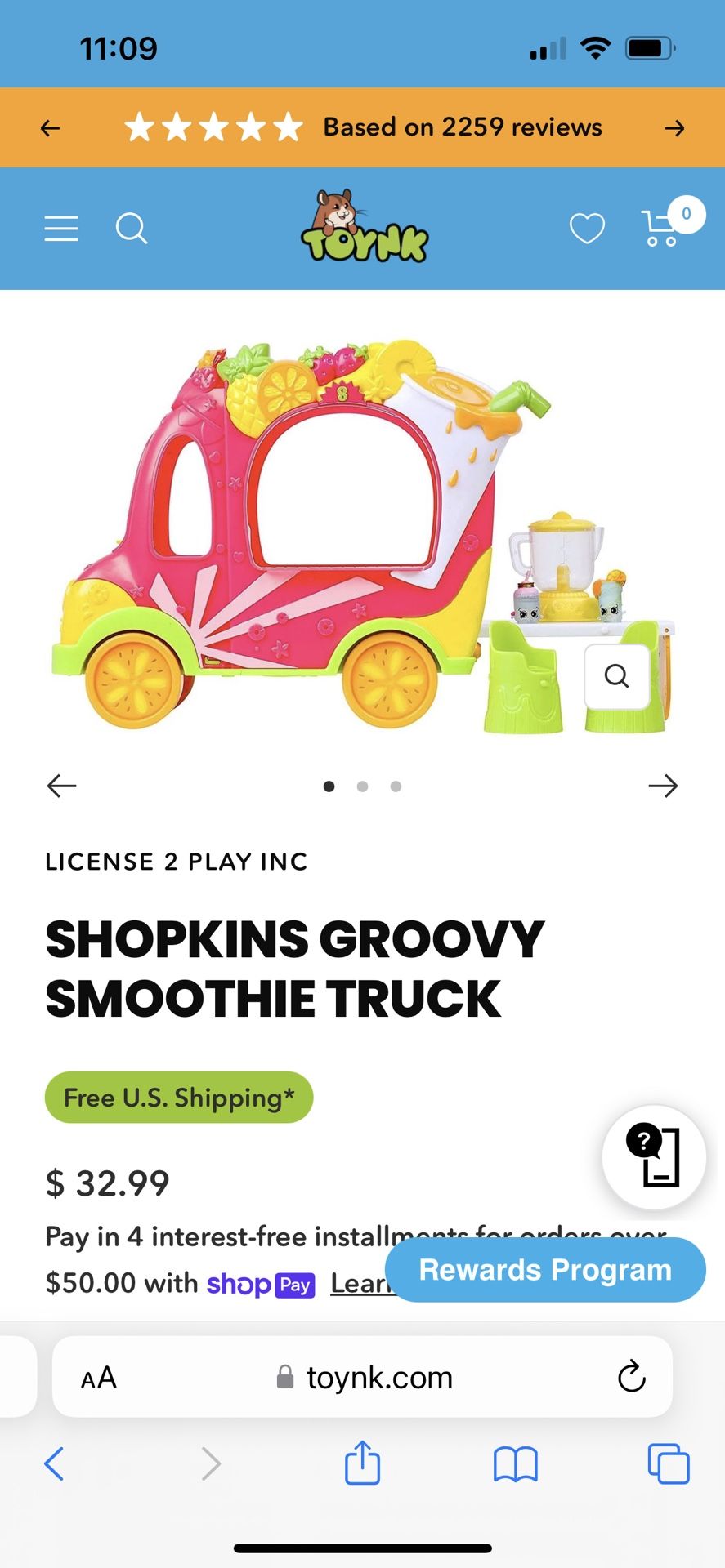 Shopkin Smoothie Groove Truck