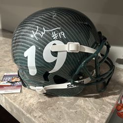 Keyshawn Johnson Signed Jets Helmet PSA Verified