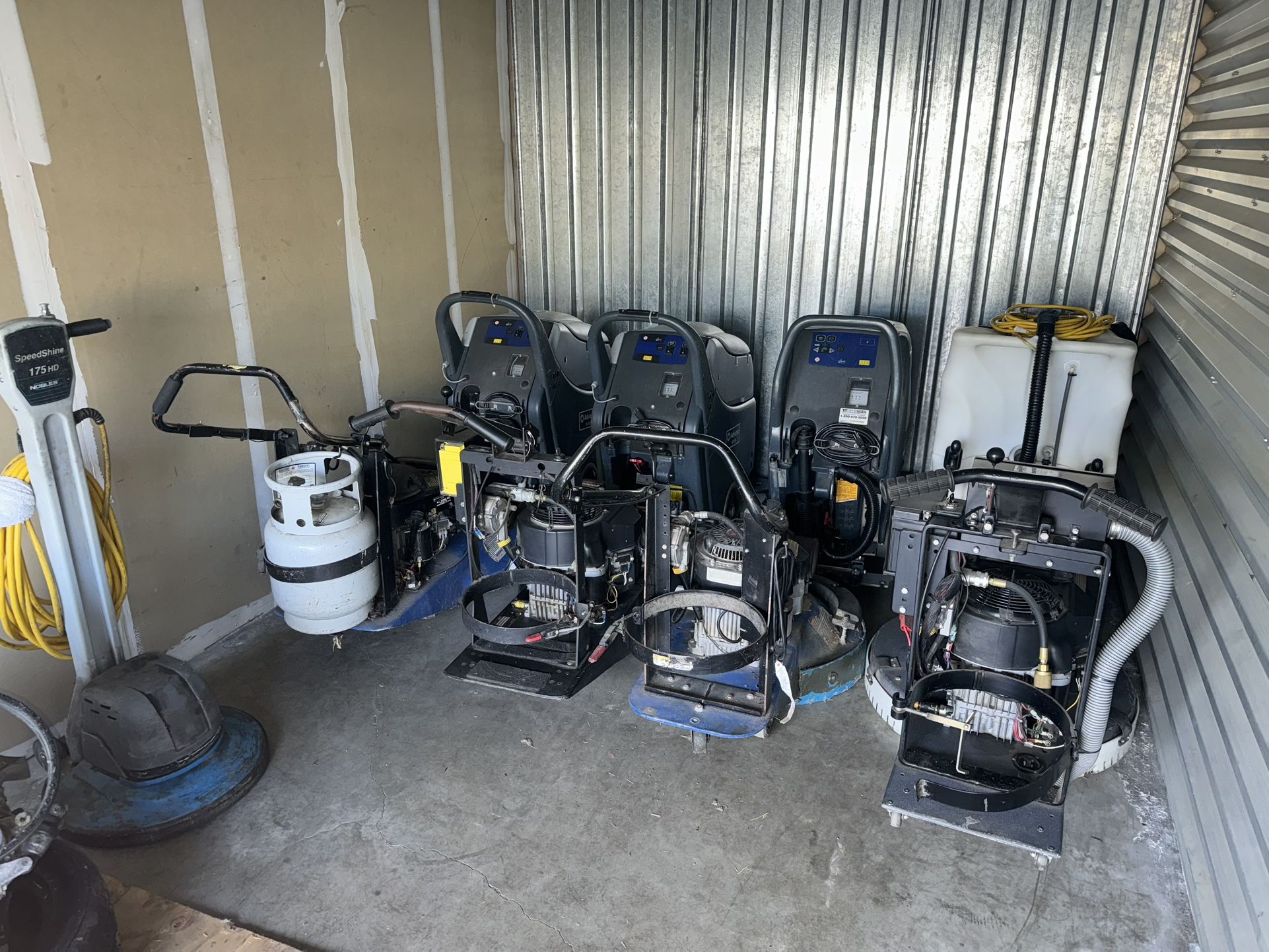 Floor Scrubbers And Propane Buffers