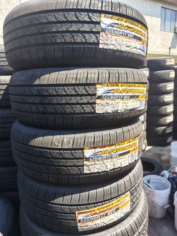 225/60/17 arroyo, set of four tires installed and balanced, set de 4 llantas instaladas y balanceadas