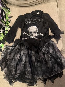 Girls Skeleton Costume