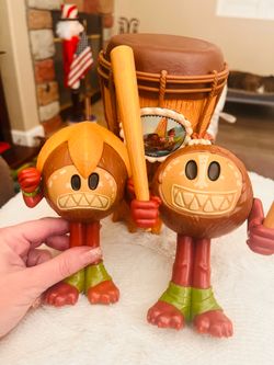 Disney Moana Percussion Drum Set Coconut Maracas Jakks Pacific