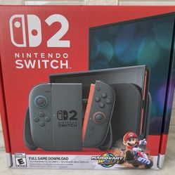Nintendo Switch 2 Mario Kart World Bundle - Brand New Includes Receipt 