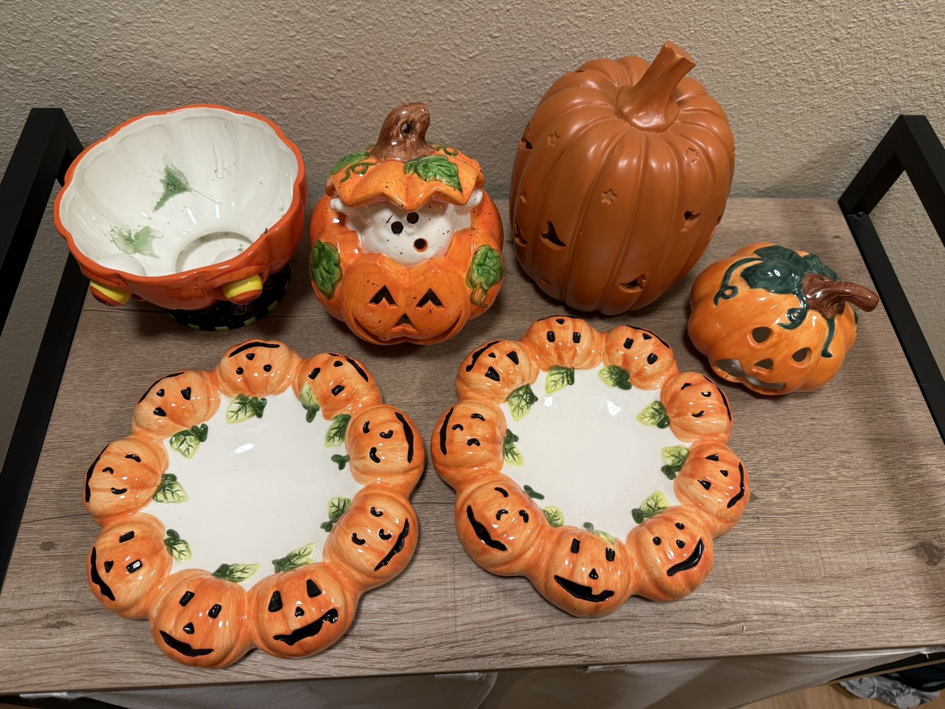 Ceramic Pumpkin Collection Halloween