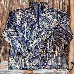 Mossy Oak Half-zipped Camouflage Fleece Sweater
