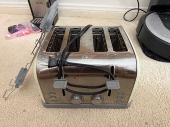 4-Slice Stainless Steel Toaster with High-Lift