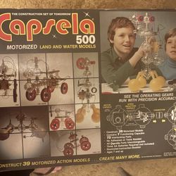 Capsela 500 Land & Water Models Toy Construction Set