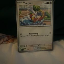 Yungoos 70 Pokemon Card Obsidian Flames