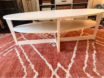 White coffee table