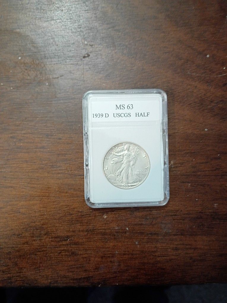1939 D Silver Half Dollar