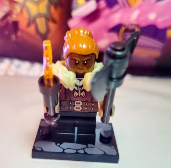 Lego DND " DWARF BARBARIAN" MINIFIGURE