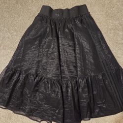 ADDIDAS BLACK LONG SKIRT