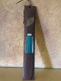 Insence burning sticks in decorative wrap, set of 10