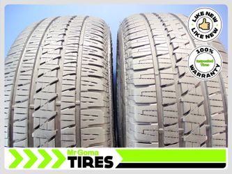 2 BRIDGESTONE DUELER H/L ALENZA 275/55R20 USED TIRES 9.9/32 TREAD 113T 2755520