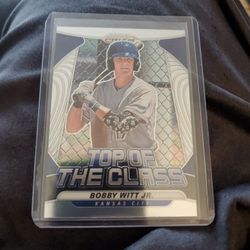 2020 Bobby Witt Jr Rookie Prospect Insert Panini Prizm 