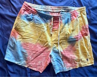 Polo Ralph Lauren Tie Dye Swim Trunks XXL Drawstring Elastic Waist
