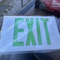 AKT LIGHTING EXIT Emergency Combo Light Backup Pack Of 6 NEW 2 Pieces Per Light 