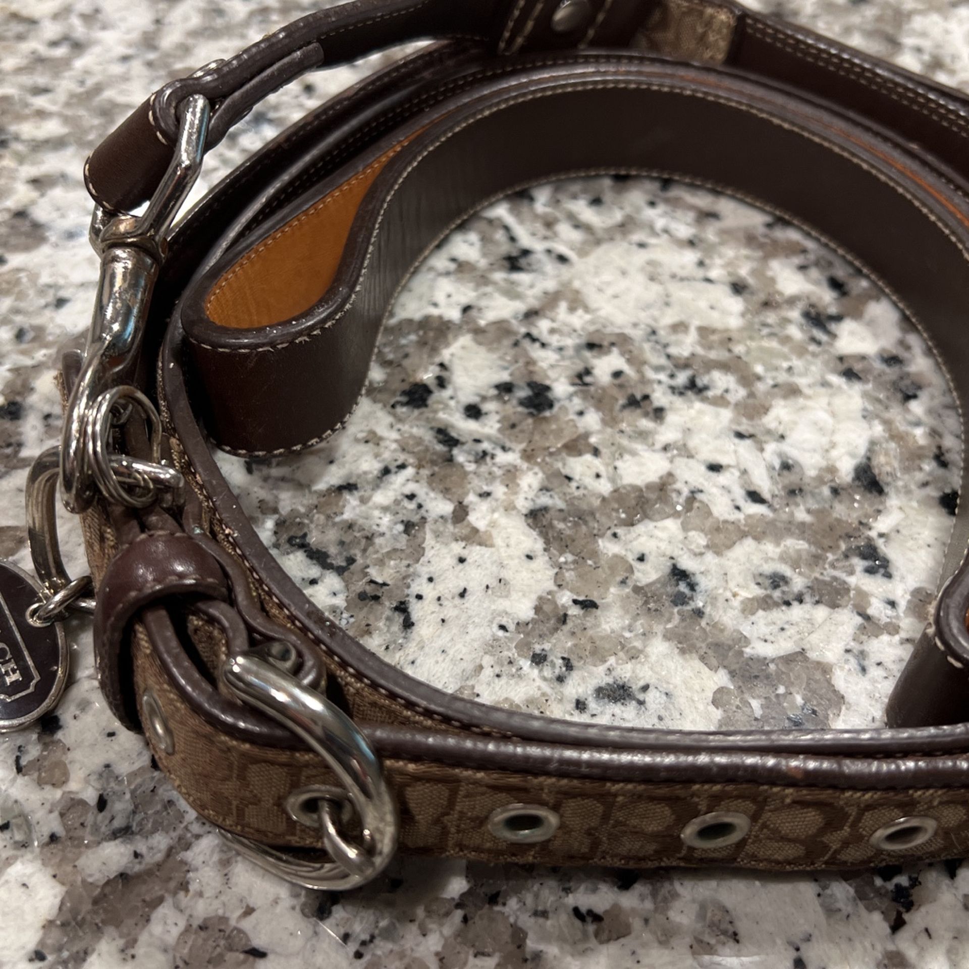 Genuine Coach Dog Collar 28 Inches Plus Leash for Sale in Pompano Beach FL OfferUp