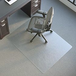 Office chair mat for carpet floor
