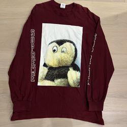 Supreme Mike Kelley AhhYouth! Long Sleeve T Shirt Burgundy Size L