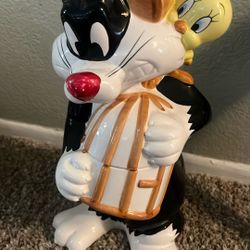 Sylvester And Tweety Vintage Cookie Jar