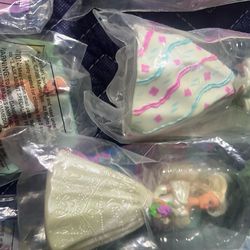Vintage McDonald’s Barbie Happy Meal Toys. Lot of 7.  (Sealed) 1990s Mattel