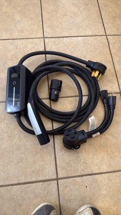 Portable Level 2 EV Charger with Adapters