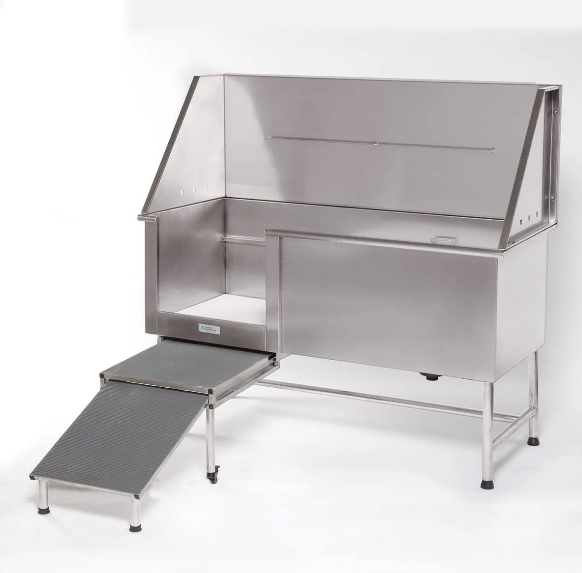 48” Stainless Steel Dog Grooming Tub