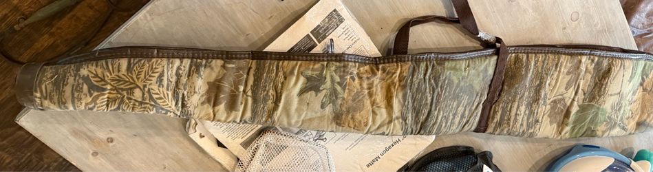 Vintage Allen Company Universal Gun Rifle Case Camo Camouflage Soft Sz 44
