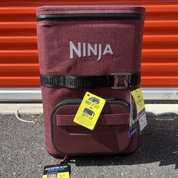 Ninja FrostVault Go 36-Can Backpack Cooler – Canyon Red