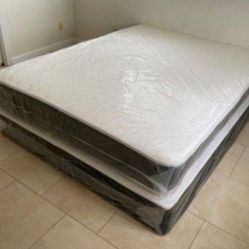 FULL Size Mattress With Box Spring set Colchones Nuevos FULL Size 