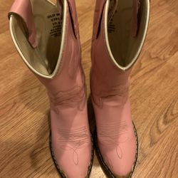 Girl Pink Boots