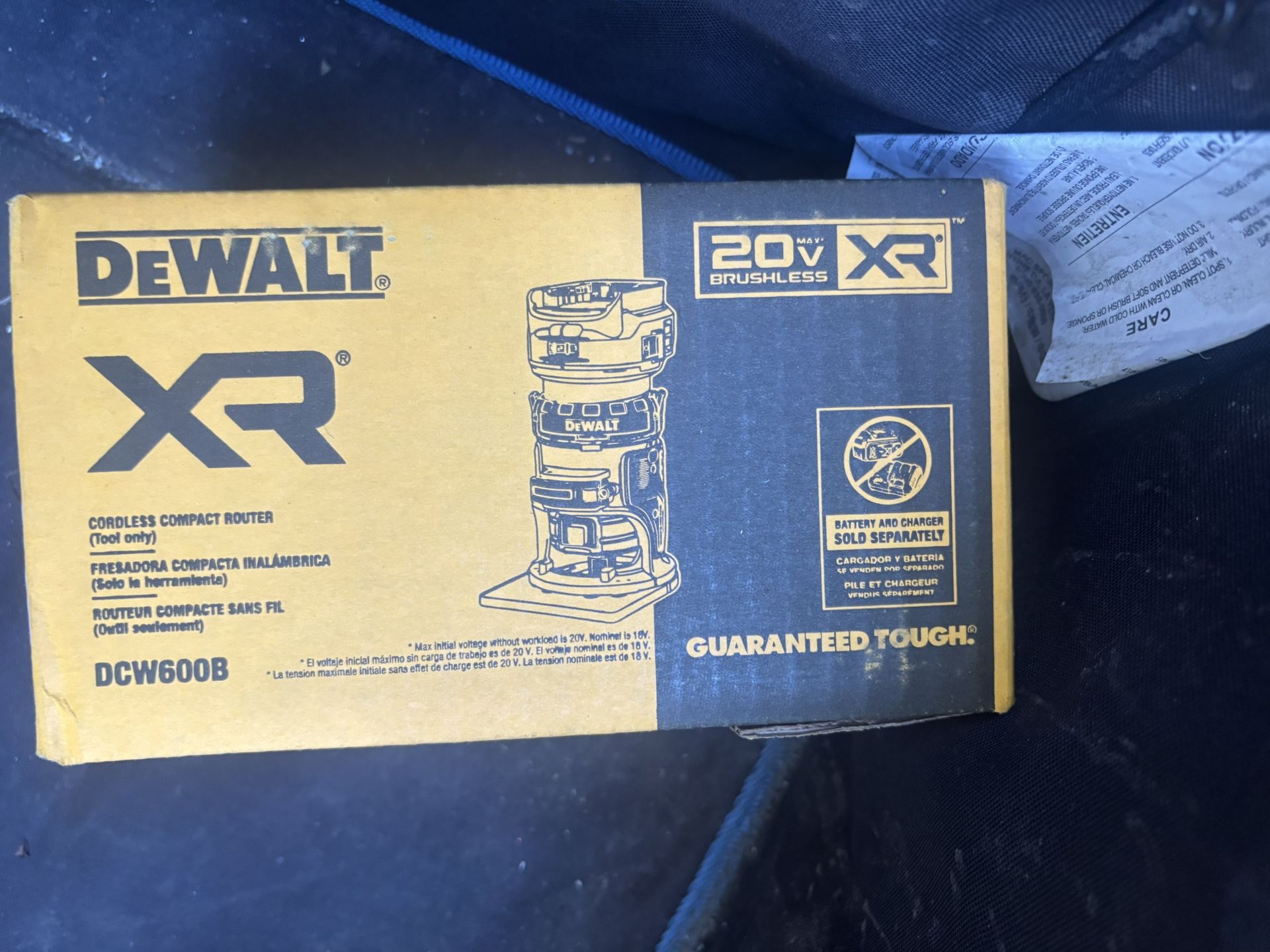 DEWALT 20V MAX XR Cordless Brushless Fixed Base Compact Router (Tool Only)