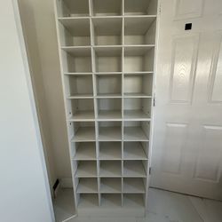 Built-In Quality Shoe Cabinet – Fits 30 Pairs (Solid MDF)