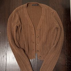Brandy Melville Brown Knit Sweater 