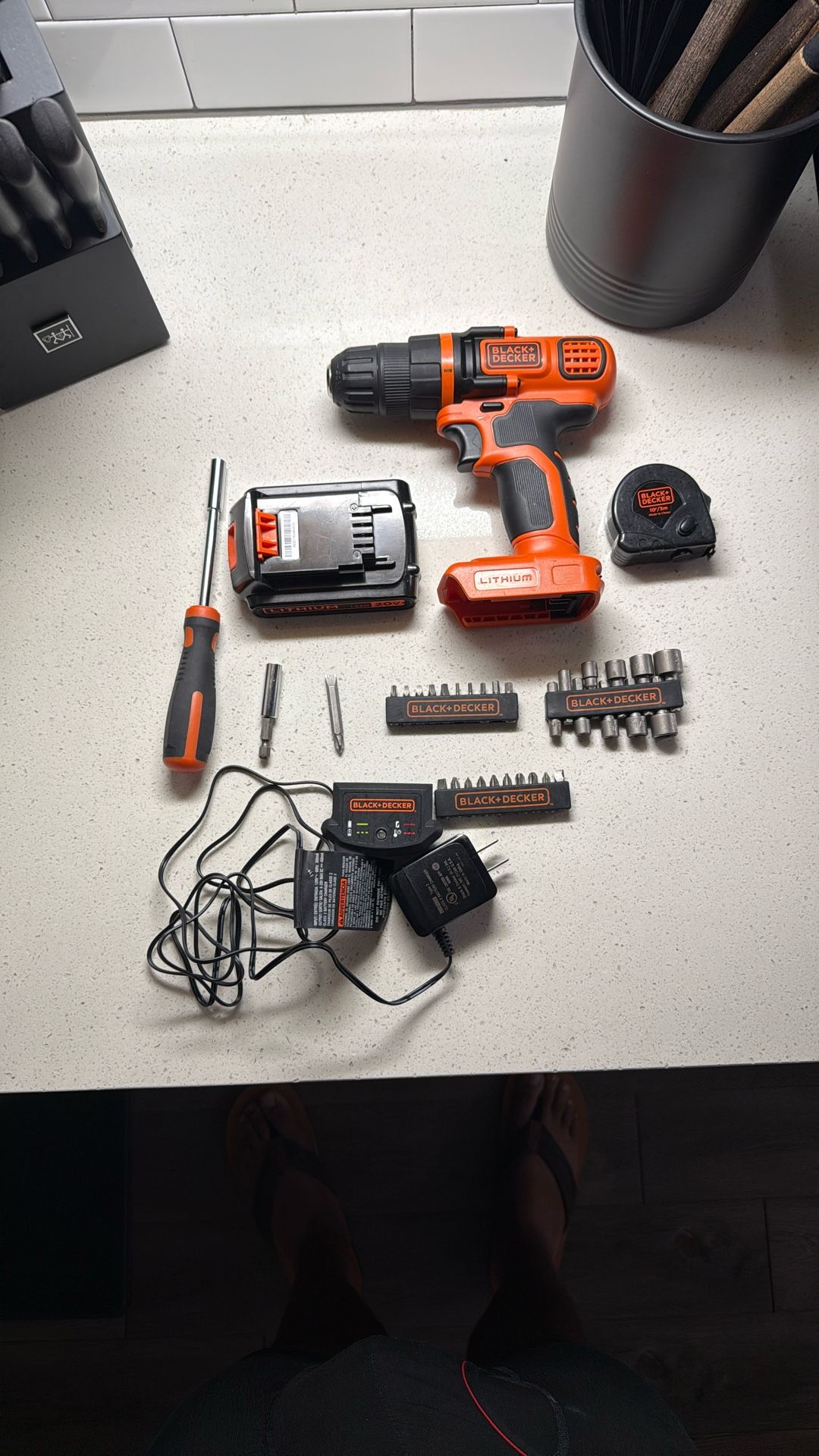 Black and Decker Drill Set