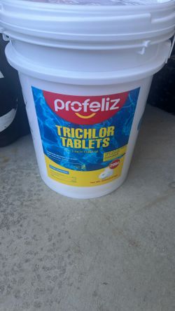 Chlorine tablets, 20 pounds new