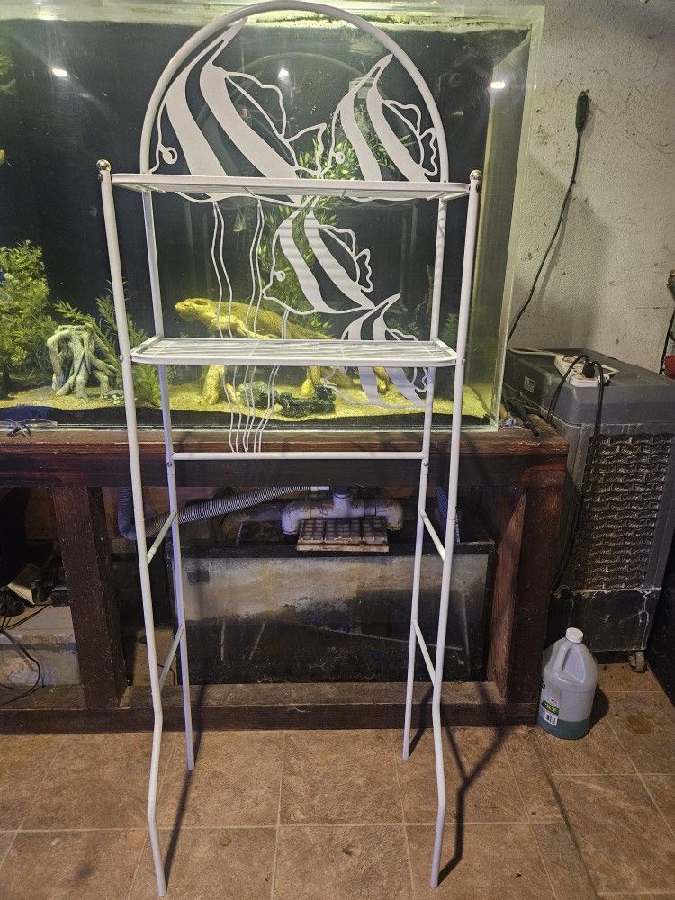 Over-the-Toiletl Fish themed Storage Rack