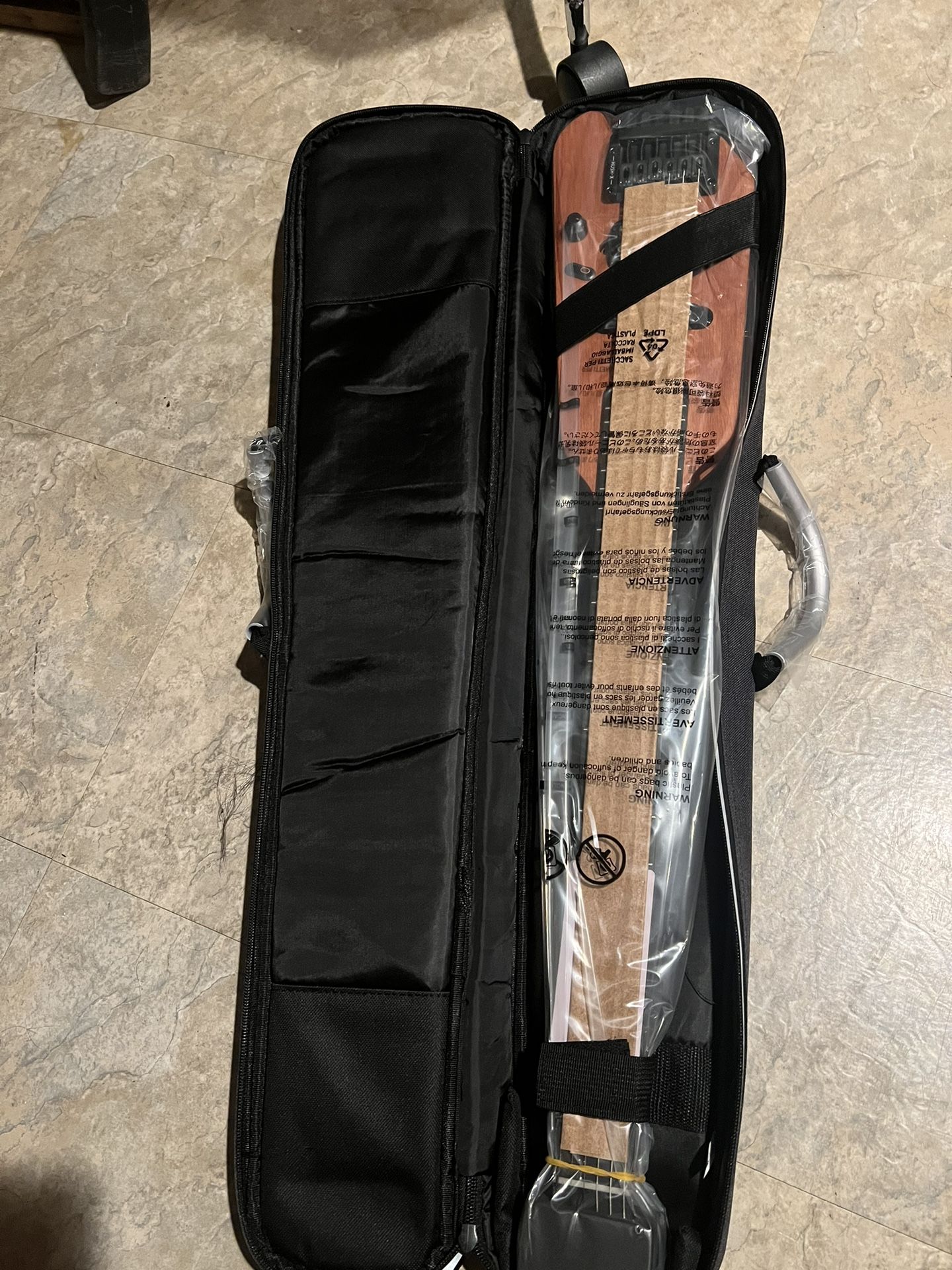 Donner Hush X Electric Guitar (Natural)