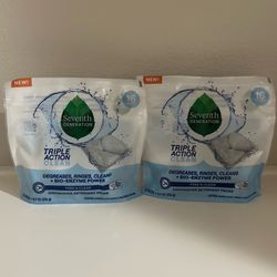 Seventh Generation Triple Action Clean Dishwasher Detergent Packs - 16ct