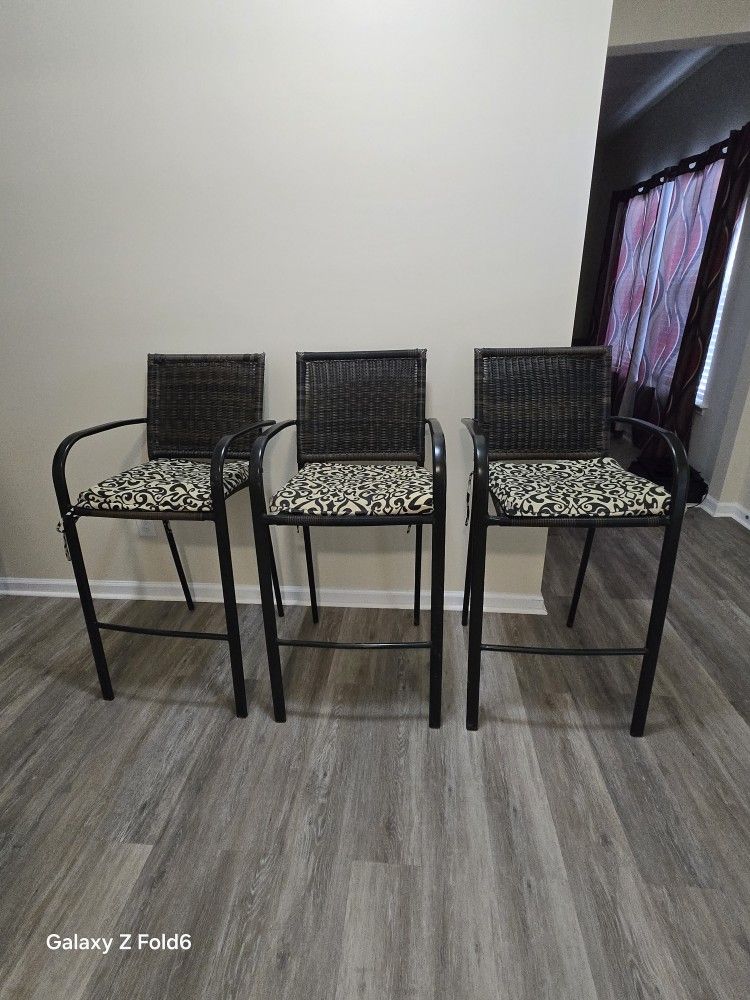 Wicker Bar Stools
