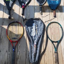 Tennis And Raquetball Racket Lot
