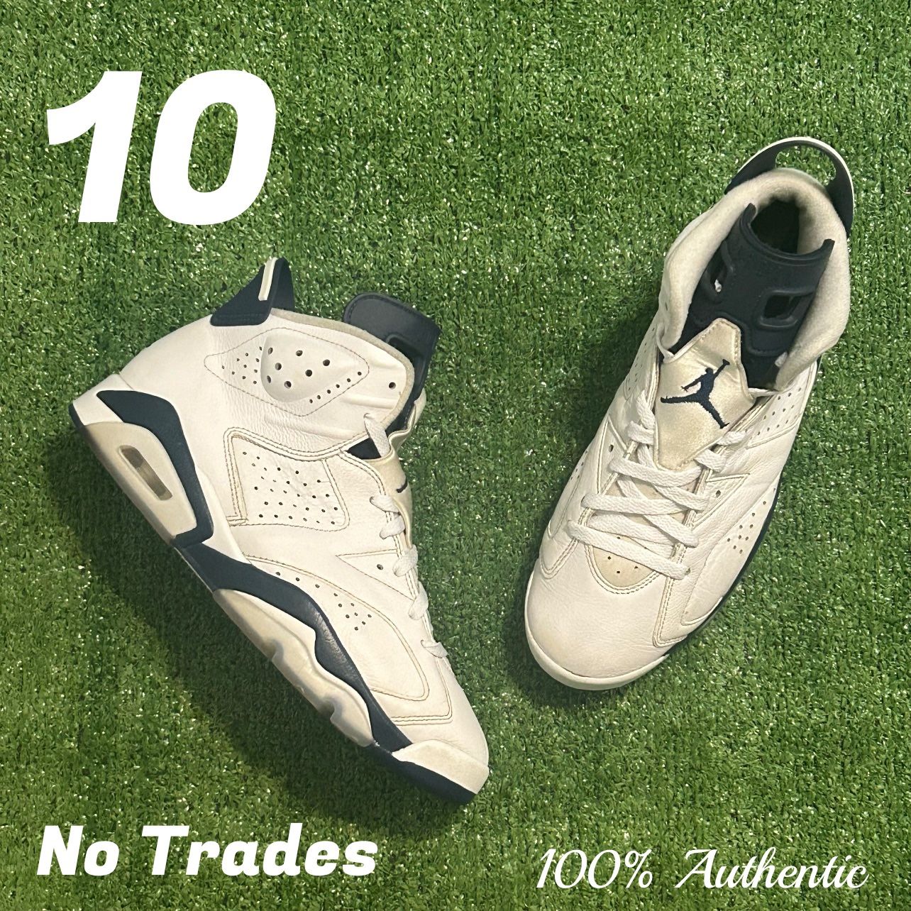 Size 10 Air Jordan 6 Retro โMidnight Navyโ ๐