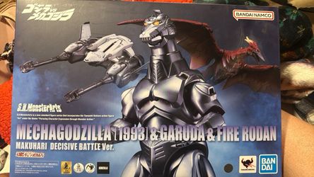 S.H.MonsterArts Mechagodzilla 1993 Garuda Fire Rodan Box Set