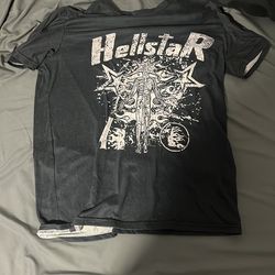 A medium size hellstar T-shirt