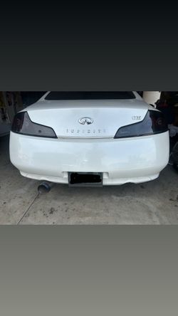 Infiniti G35 Rear Bumper White